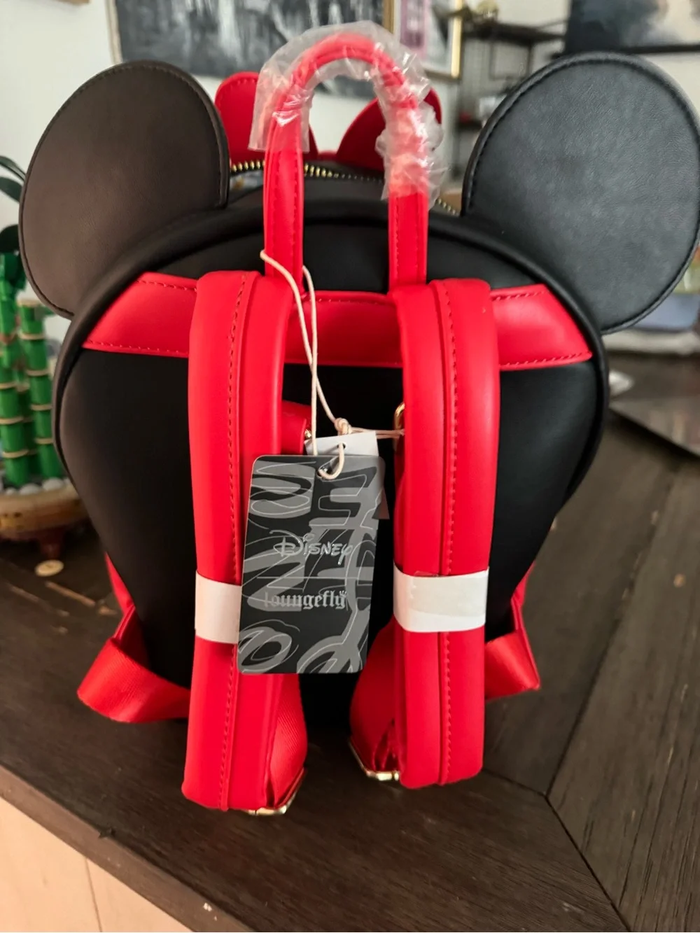 Loungefly Red White Black Minnie Cupcake Crossbody Bag